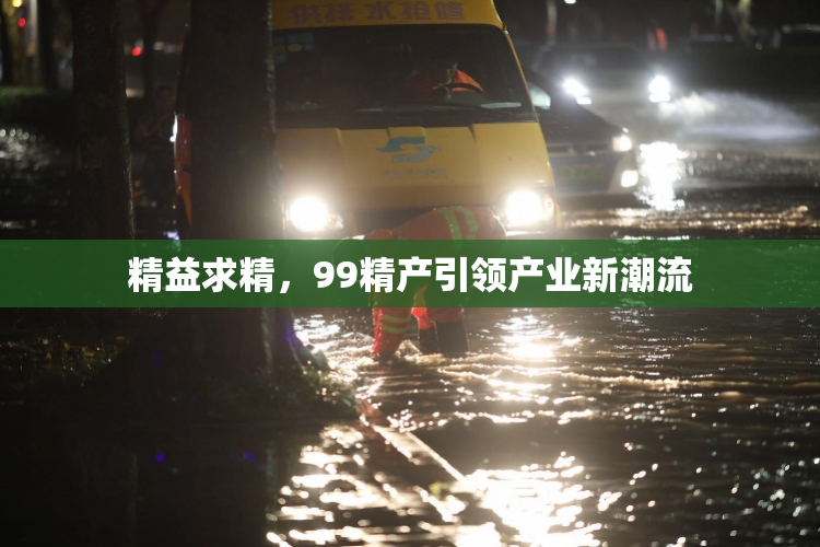 精益求精，99精产引领产业新潮流