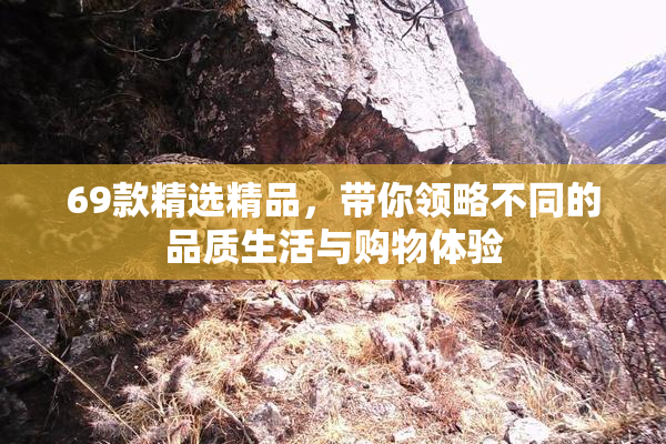 69款精选精品，带你领略不同的品质生活与购物体验