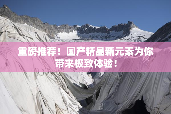 重磅推荐！国产精品新元素为你带来极致体验！