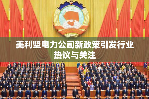美利坚电力公司新政策引发行业热议与关注