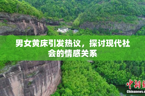 男女黄床引发热议，探讨现代社会的情感关系