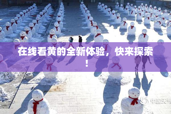 在线看黄的全新体验，快来探索！
