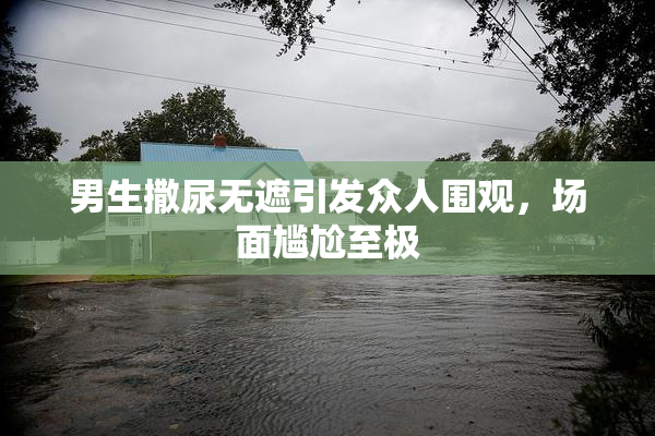 男生撒尿无遮引发众人围观，场面尴尬至极