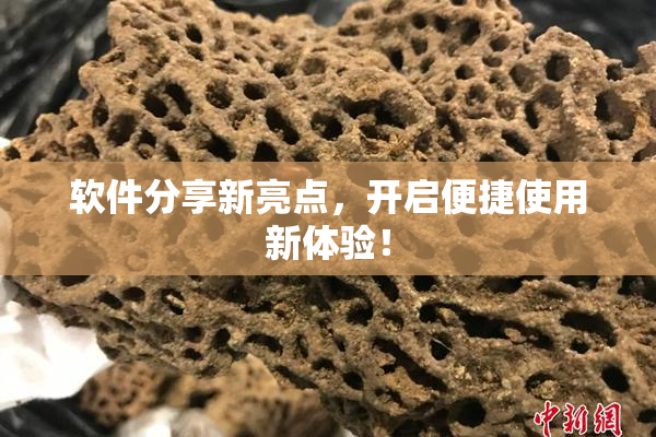 软件分享新亮点，开启便捷使用新体验！