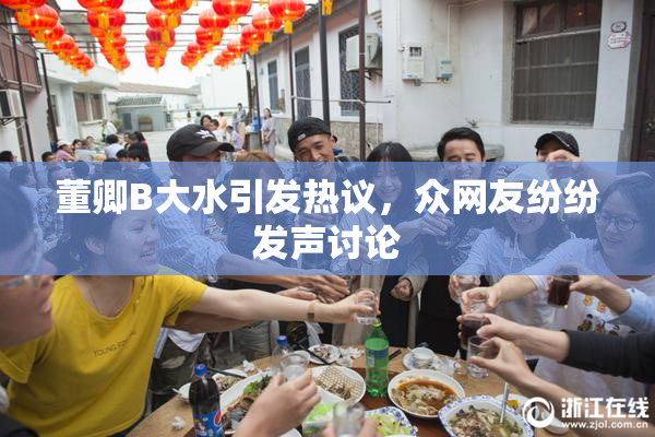 董卿B大水引发热议，众网友纷纷发声讨论