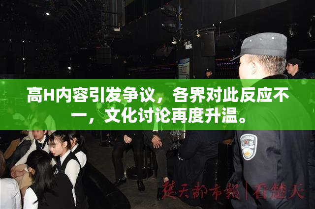 高H内容引发争议，各界对此反应不一，文化讨论再度升温。