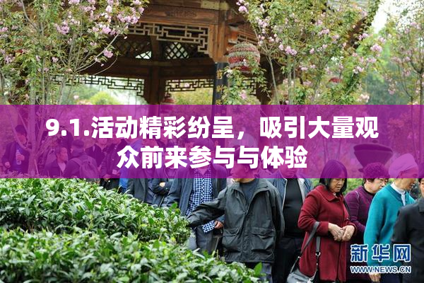 9.1.活动精彩纷呈，吸引大量观众前来参与与体验