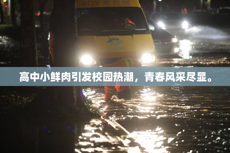 高中小鲜肉引发校园热潮，青春风采尽显。