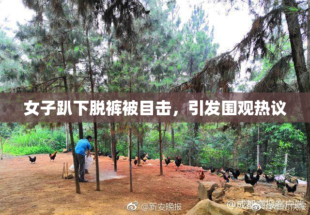 女子趴下脱裤被目击，引发围观热议