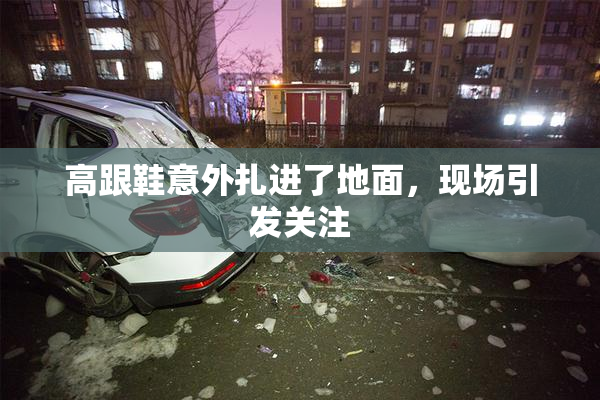 高跟鞋意外扎进了地面，现场引发关注