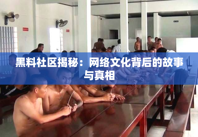 黑料社区揭秘：网络文化背后的故事与真相