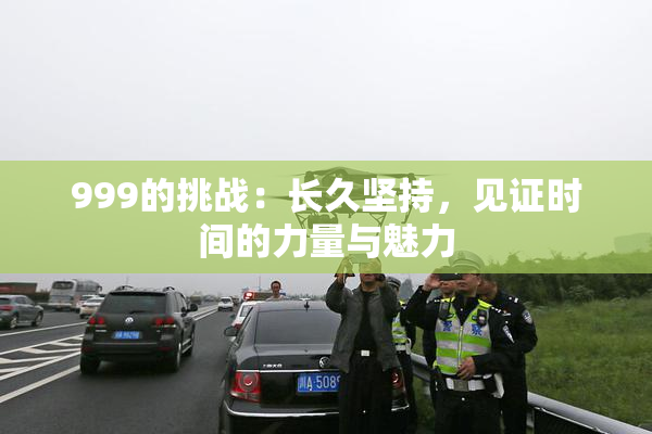 999的挑战：长久坚持，见证时间的力量与魅力