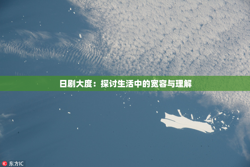 日剧大度：探讨生活中的宽容与理解