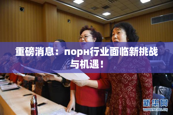重磅消息：порн行业面临新挑战与机遇！