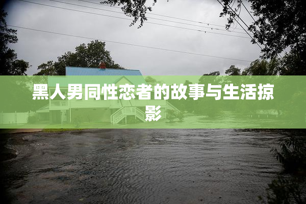 黑人男同性恋者的故事与生活掠影