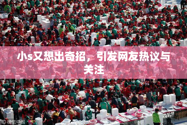 小s又想出奇招，引发网友热议与关注
