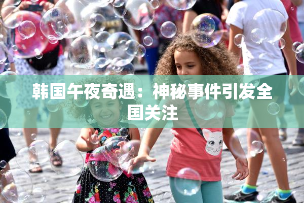 韩国午夜奇遇：神秘事件引发全国关注