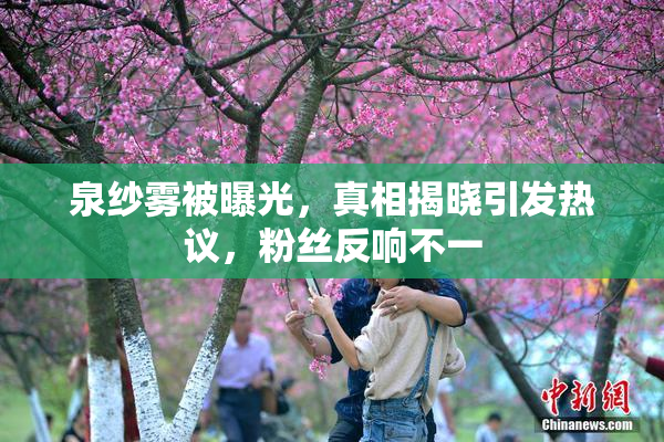泉纱雾被曝光，真相揭晓引发热议，粉丝反响不一