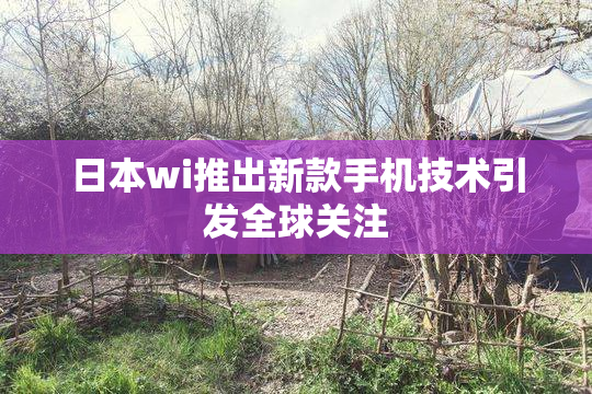 日本wi推出新款手机技术引发全球关注
