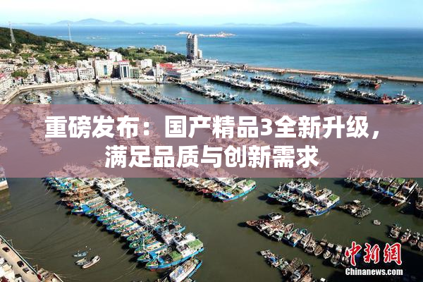 重磅发布：国产精品3全新升级，满足品质与创新需求