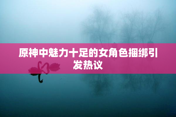 原神中魅力十足的女角色捆绑引发热议