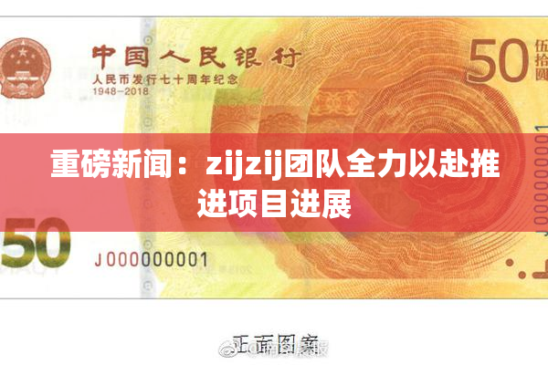 重磅新闻：zijzij团队全力以赴推进项目进展