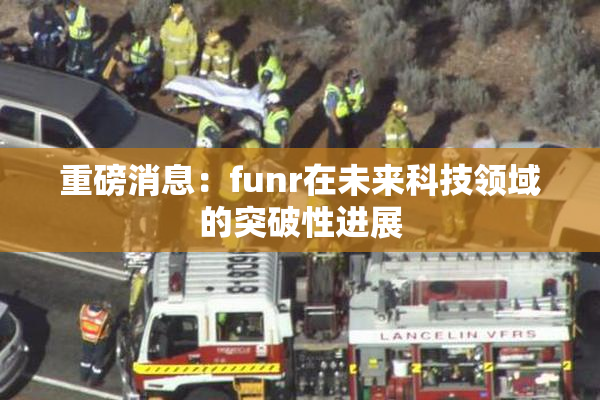 重磅消息：funr在未来科技领域的突破性进展