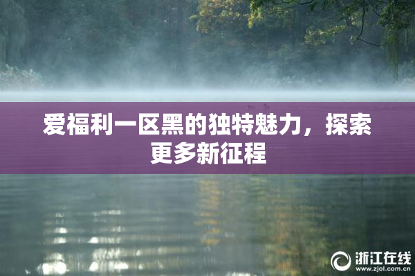 爱福利一区黑的独特魅力，探索更多新征程