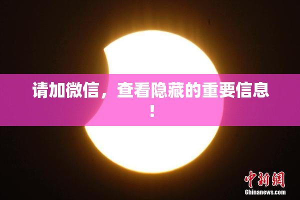 请加微信，查看隐藏的重要信息！