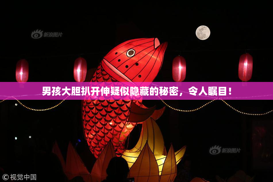 男孩大胆扒开伸疑似隐藏的秘密，令人瞩目！